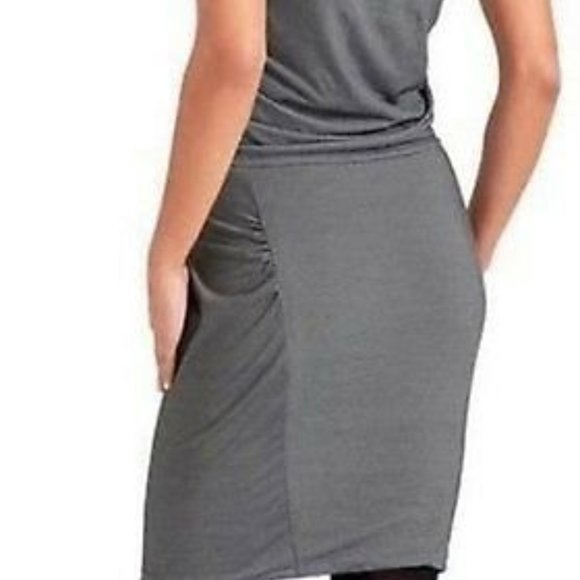 KEEPING Athleta Micro Stripe Westwood Dress Style# 243062 - Picture 11 of 16